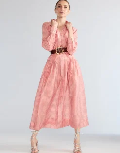 Geneva Silk Cotton Shirt Dress