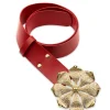 Gold Flower Buckle Belt