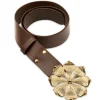 Gold Flower Buckle Belt