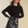 Harper Vegan Leather Skirt