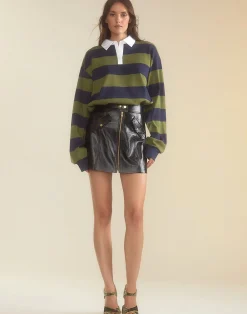 Harper Vegan Leather Skirt