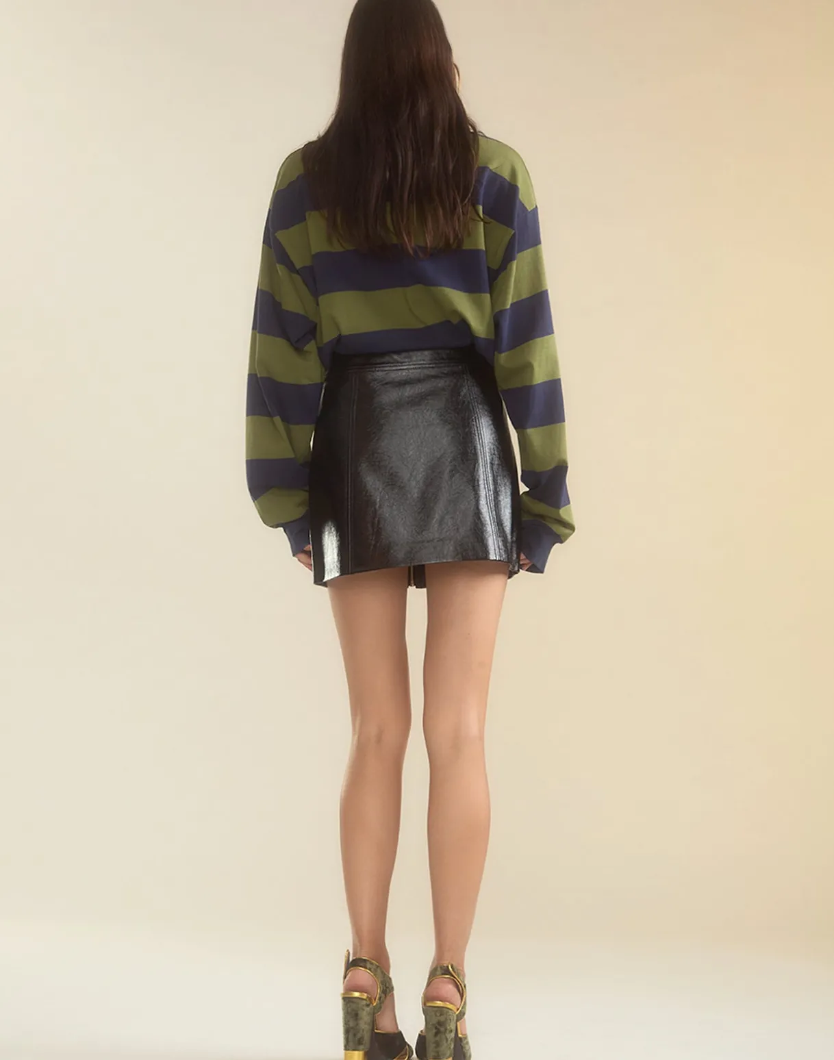 Harper Vegan Leather Skirt