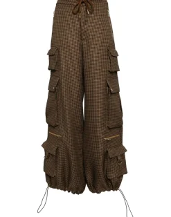 Houndstooth Cargo Pants