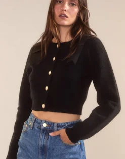 Ivy Cropped Wool Cardigan