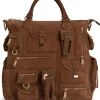 Leather Cargo Pocket Bag