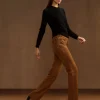 Liv Lace-Up Suede Pants
