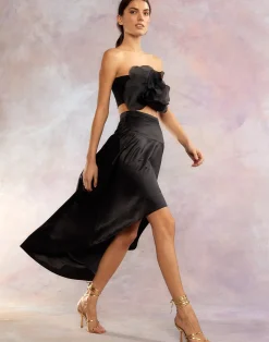 Livia Satin Skirt