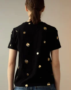 Lock & Key Metallic Tee
