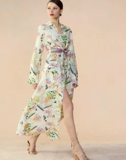 Love Locket Linen Shirt Dress