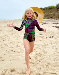 Mia Daisy Patchwork Kids Wetsuit