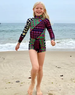 Mia Daisy Patchwork Kids Wetsuit