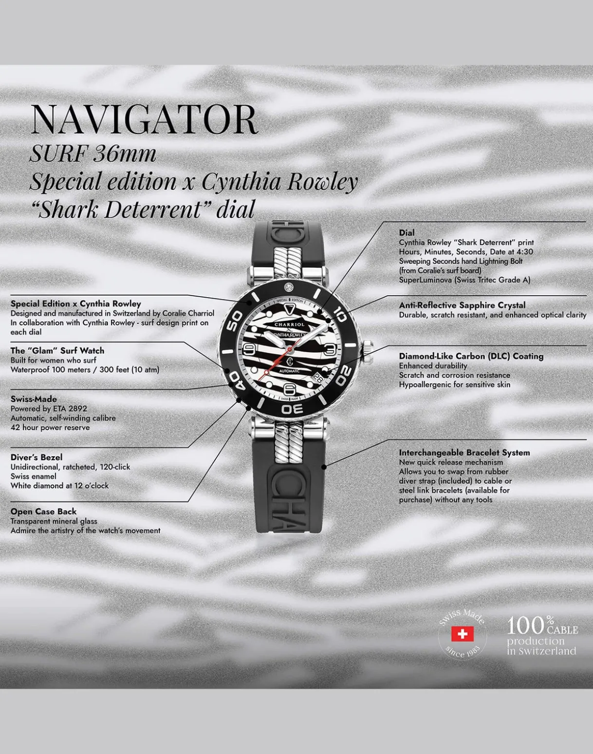 Navigator Surf Watch "Shark Deterrent"