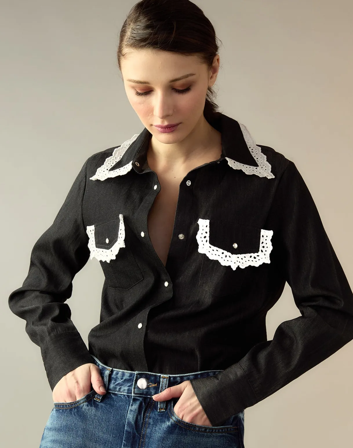 Not My First Rodeo Denim Shirt