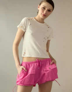 Nylon Cargo Shorts