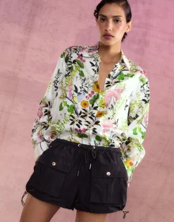 Nylon Cargo Shorts