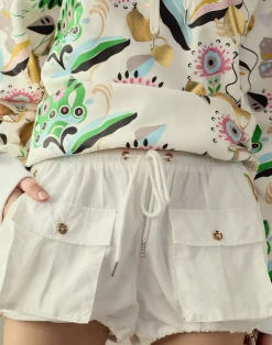 Nylon Cargo Shorts