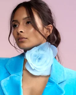 Organza Flower Ties