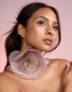 Organza Flower Ties