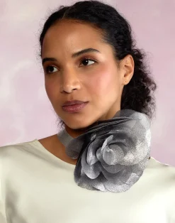 Organza Flower Ties