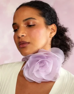 Organza Flower Ties