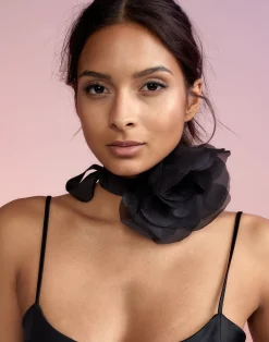Organza Flower Ties