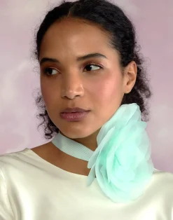 Organza Flower Ties