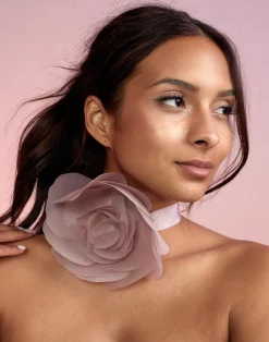 Organza Flower Ties