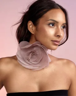 Organza Flower Ties
