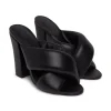 Padded Crossed Mules