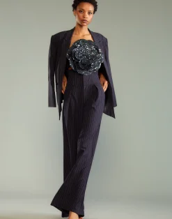 Pinstripe Blazer