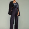 Pinstripe Corset Waist Pants
