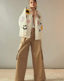 Playful Patchwork Cardigan
