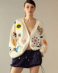 Playful Patchwork Cardigan
