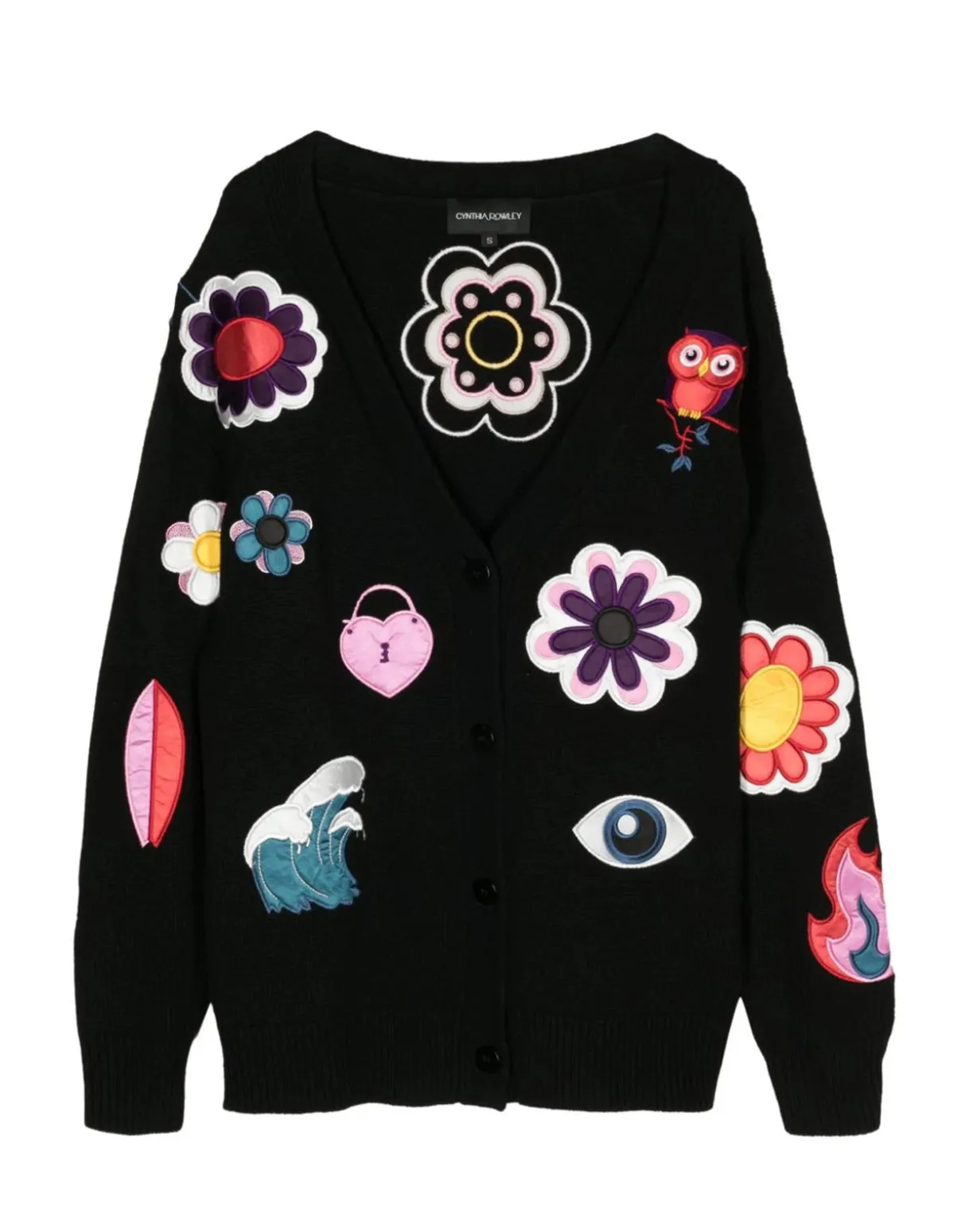 Playful Patchwork Cardigan