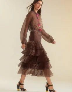 Prim Silk Organza Blouse