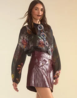 Prim Silk Organza Blouse