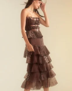 Prim Silk Organza Skirt