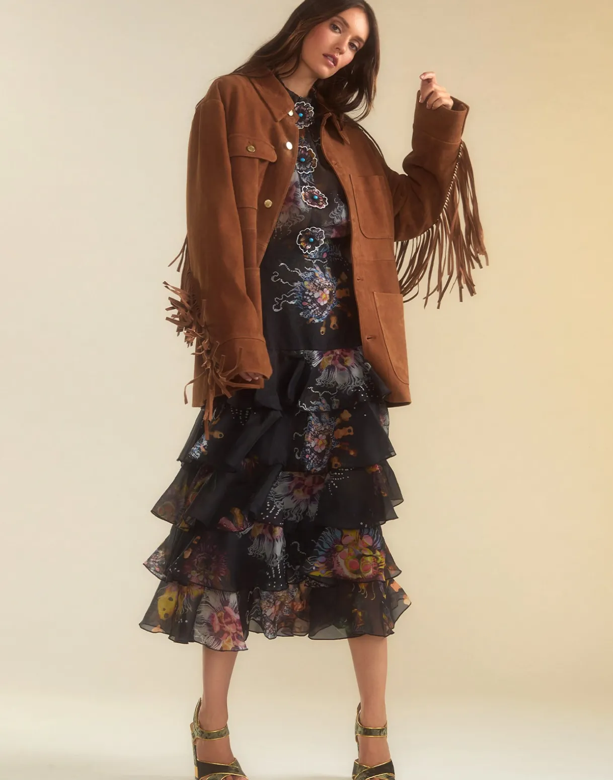 Prim Silk Organza Skirt