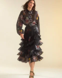 Prim Silk Organza Skirt