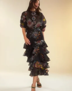 Prim Silk Organza Skirt