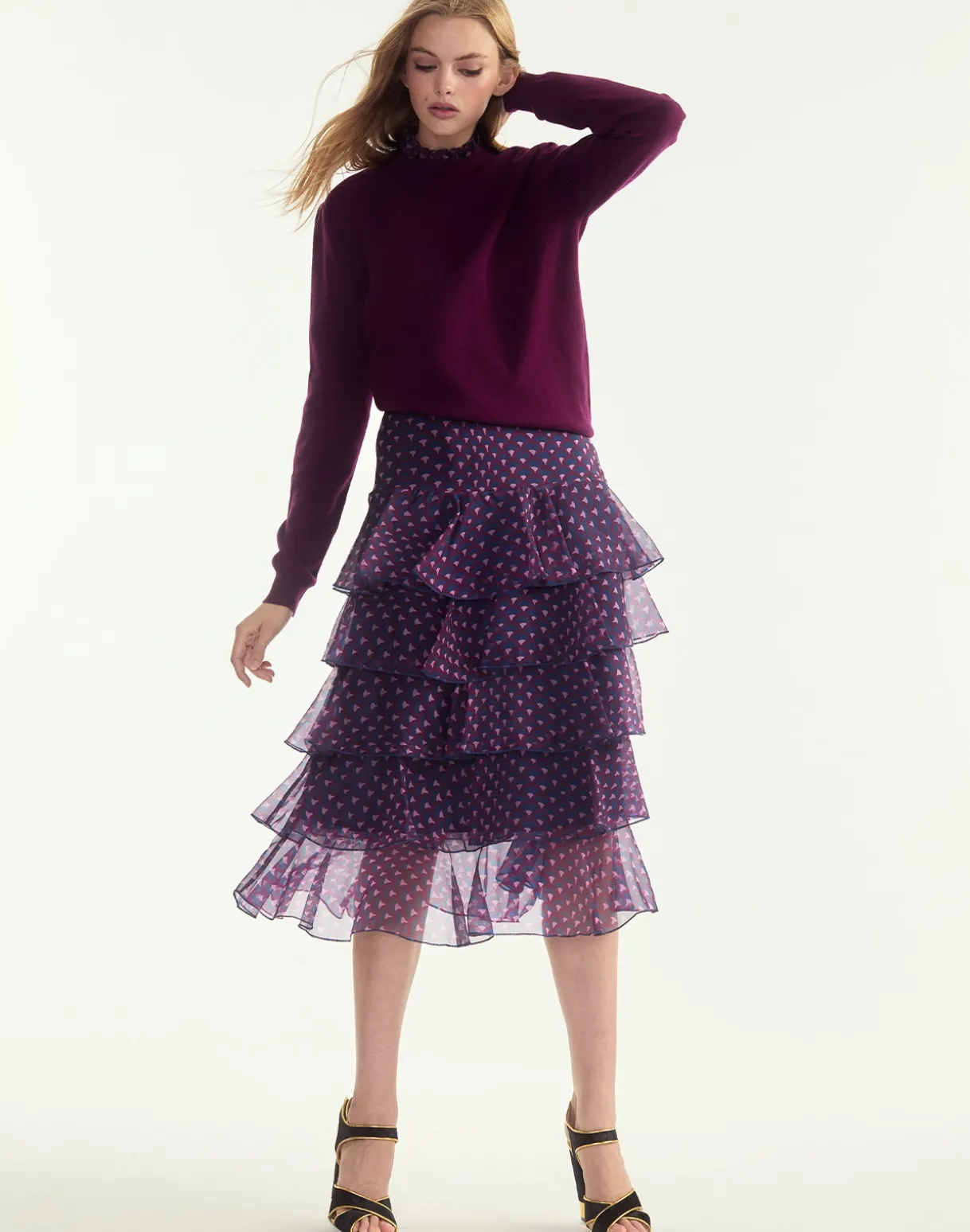 Prim Silk Organza Skirt