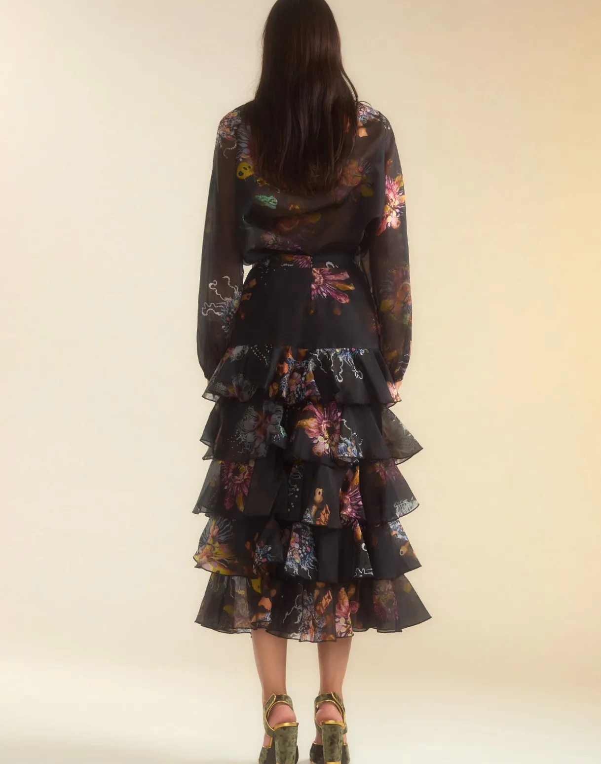 Prim Silk Organza Skirt
