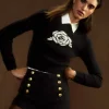 Rosette Wool Cashmere Sweater