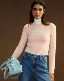 Rosette Wool Cashmere Sweater