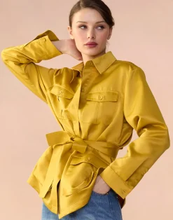 Satin Safari Jacket