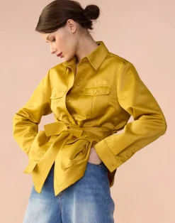 Satin Safari Jacket
