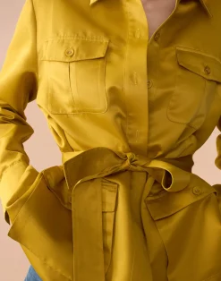 Satin Safari Jacket