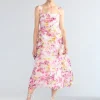Scalloped Petal Midi Dress