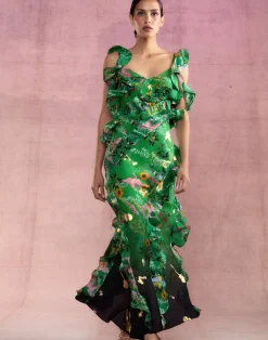 Secret Garden Silk Dress