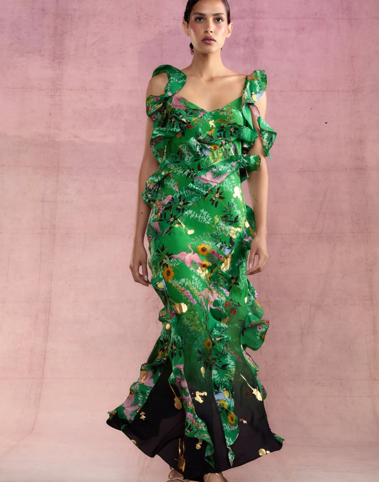 Secret Garden Silk Dress